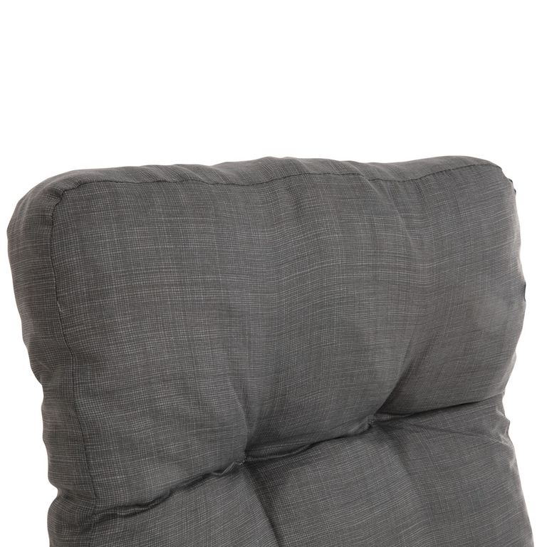 Poduszka na fotel Cordoba 8/10 cm szary kratka PATIO - 3