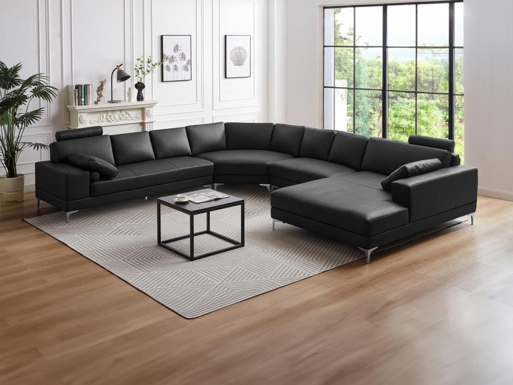 Grigio Hilda Divani Lunghi Metri Divano Angolare Divano