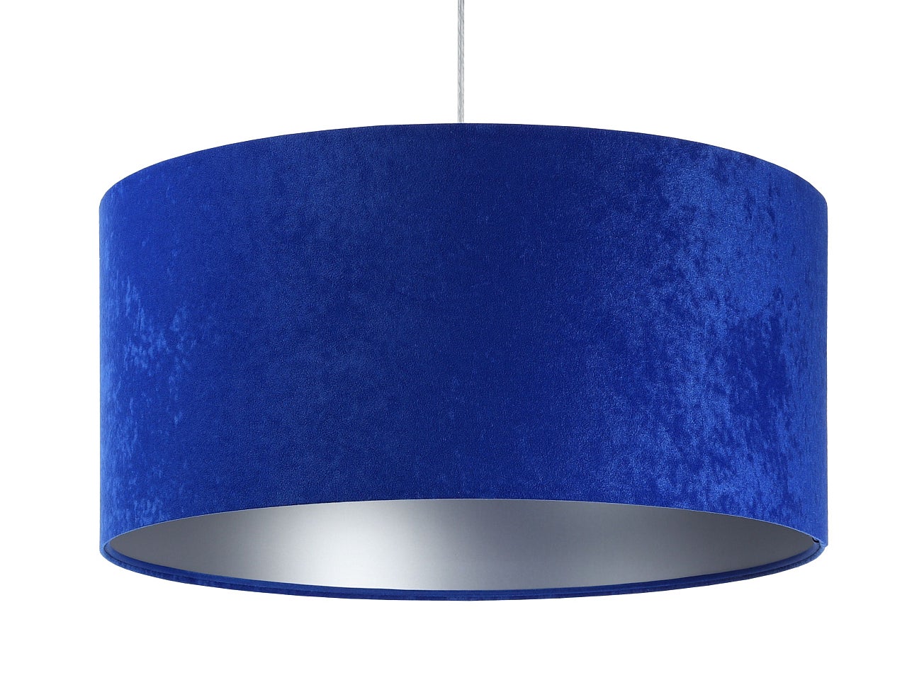 Lampa wisząca HOME 50 niebieska/srebrna