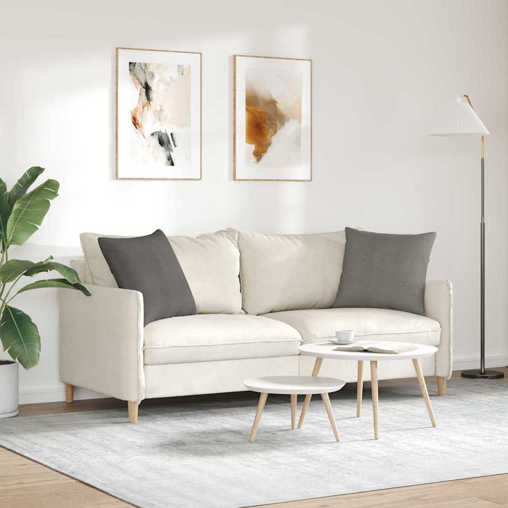 Coussins de canapé 2 pcs Gris clair 50 x 50 cm vidaXL - 5