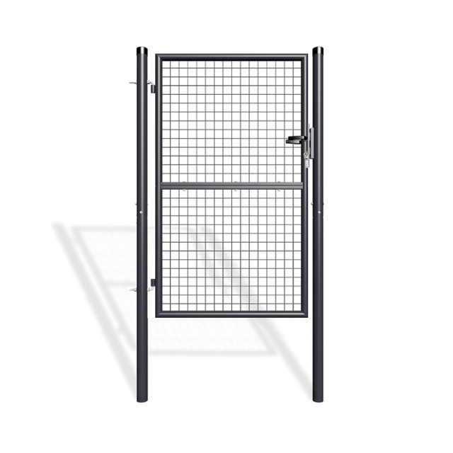Portillon grillagé 1m OLGA H.150cm Gris