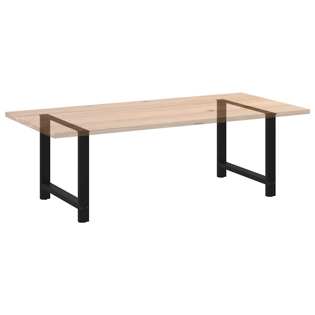 Patas para mesa de comedor negras (2 unidades, 90 x 72-73 cm, acero) vidaXL - 8