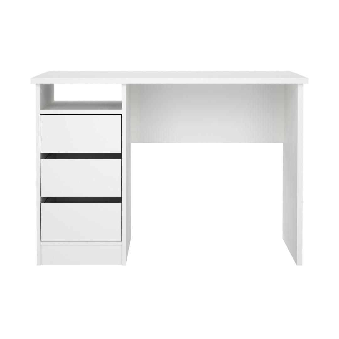 FunctionPlus biurko 3 szufladami biały.