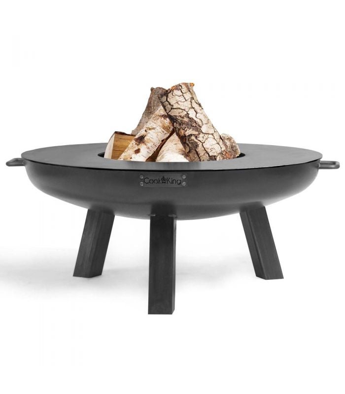 Braséro extérieur POLO, acier naturel, 80cm de diamètre, CookKing, 111258 - 4