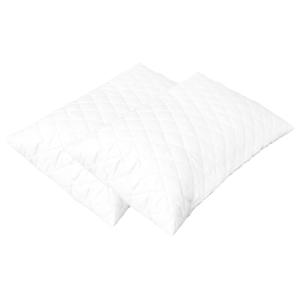 vidaXL Oreillers lot de 2 60x40x14 cm Mousse à mémoire de forme - 4