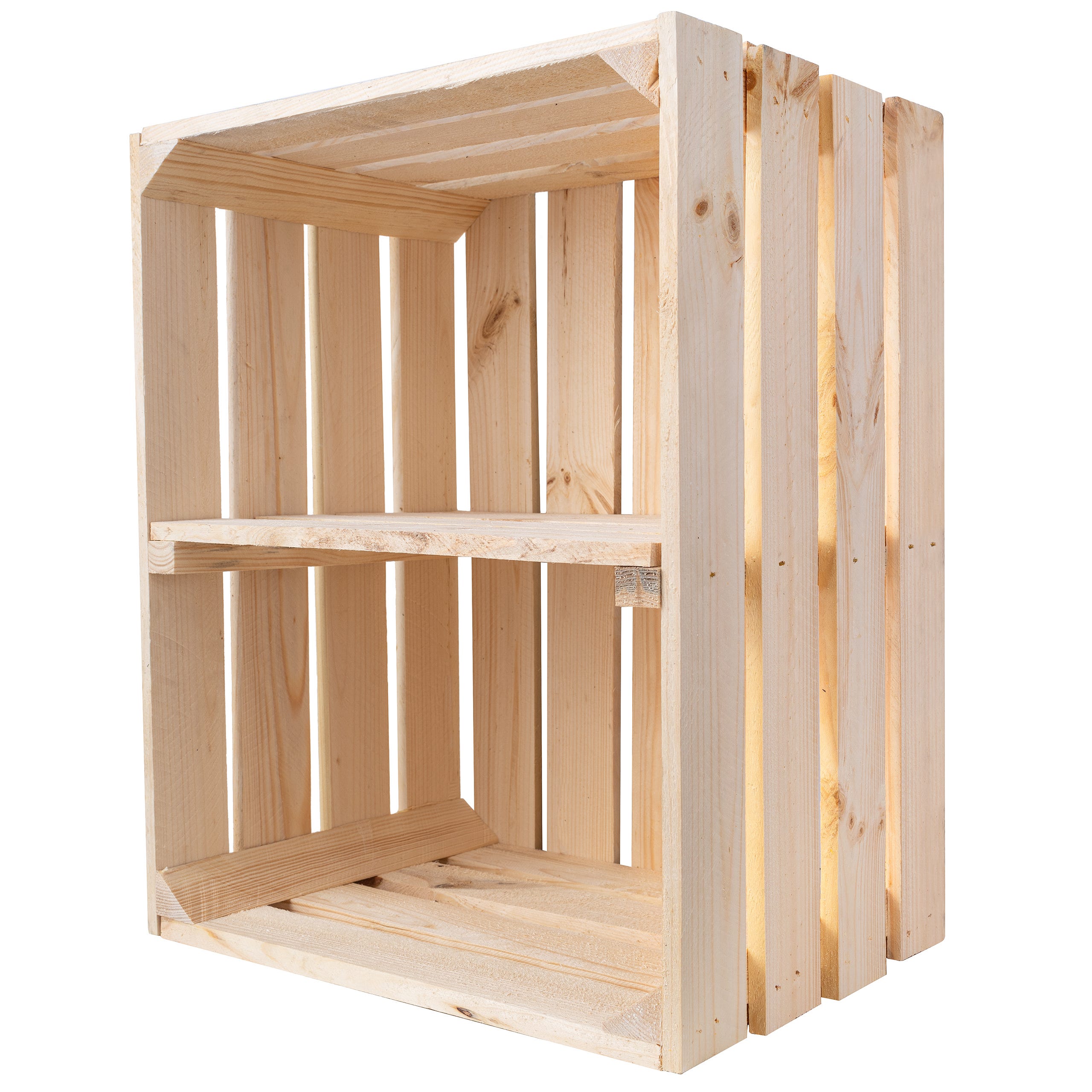 Creative Deco Caisse En Bois Naturel Avec Etagere 50x40x30 Cm creative-deco-caisse-en-bois-naturel-avec-etagere-50x40x30-cm