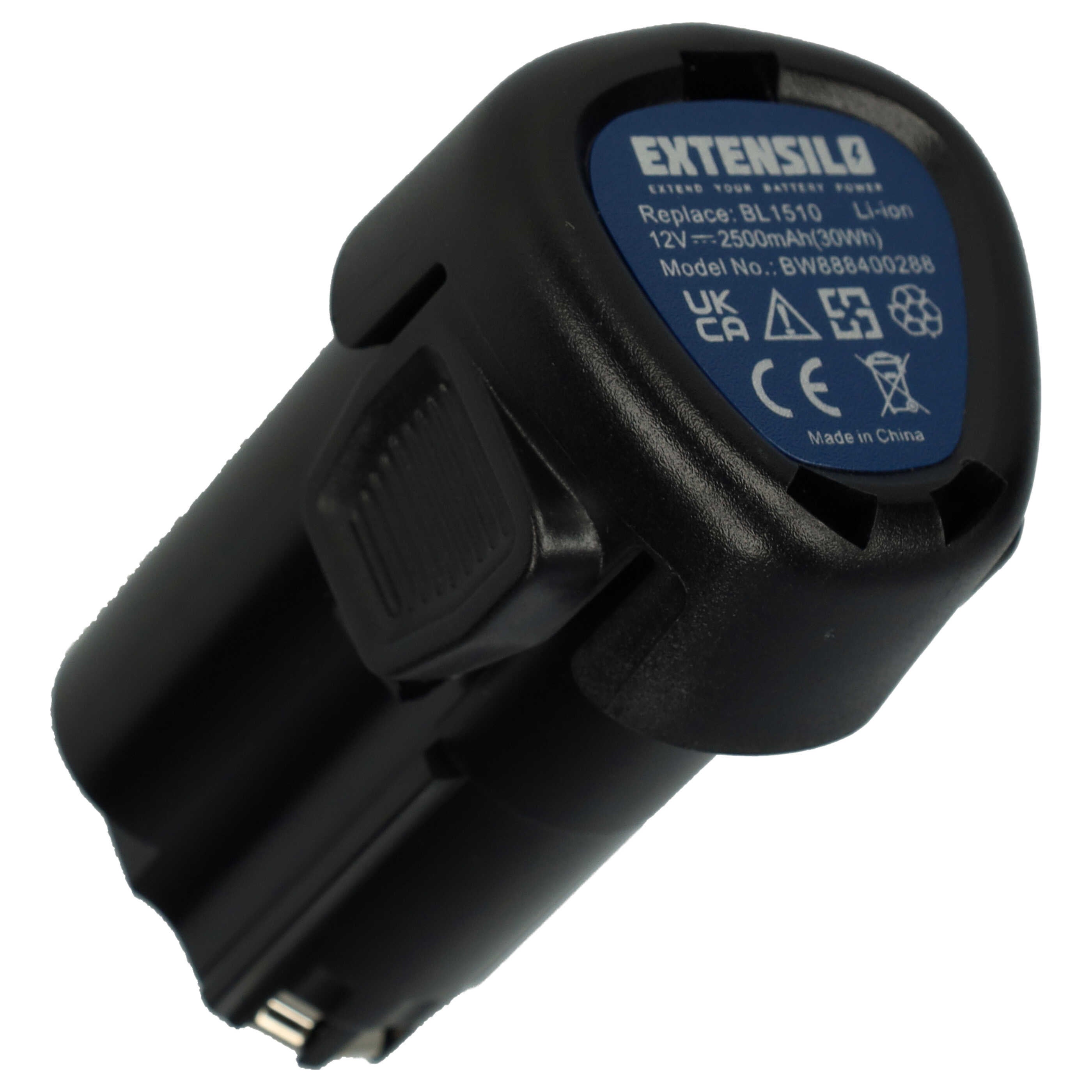 EXTENSILO Batterie 3400mAh 25.2V Li-ion Pour Robot Tondeuse Ambrogio L30, L15, Alex