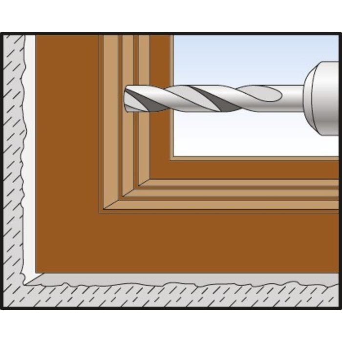 Vis de fixation FFS - Fischer - Tête fraisée - 7,5 x 62 mm - Boîte de 100 - 7