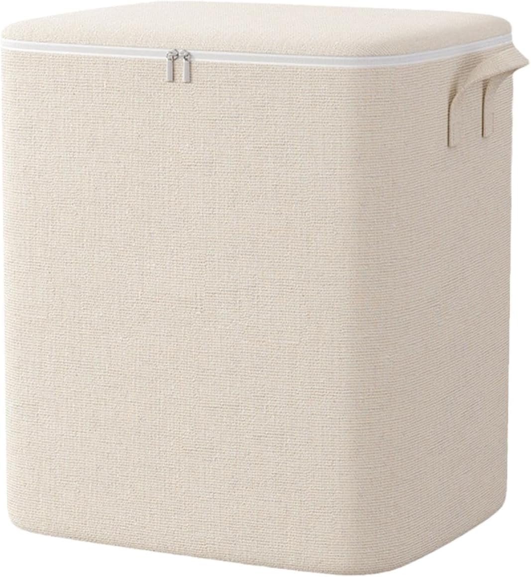 Torby do przechowywania kołder z zamkiem błyskawicznym – duże, bawełniane torby do przechowywania kołder z podwójnym zamkiem błyskawicznym | Zapasy