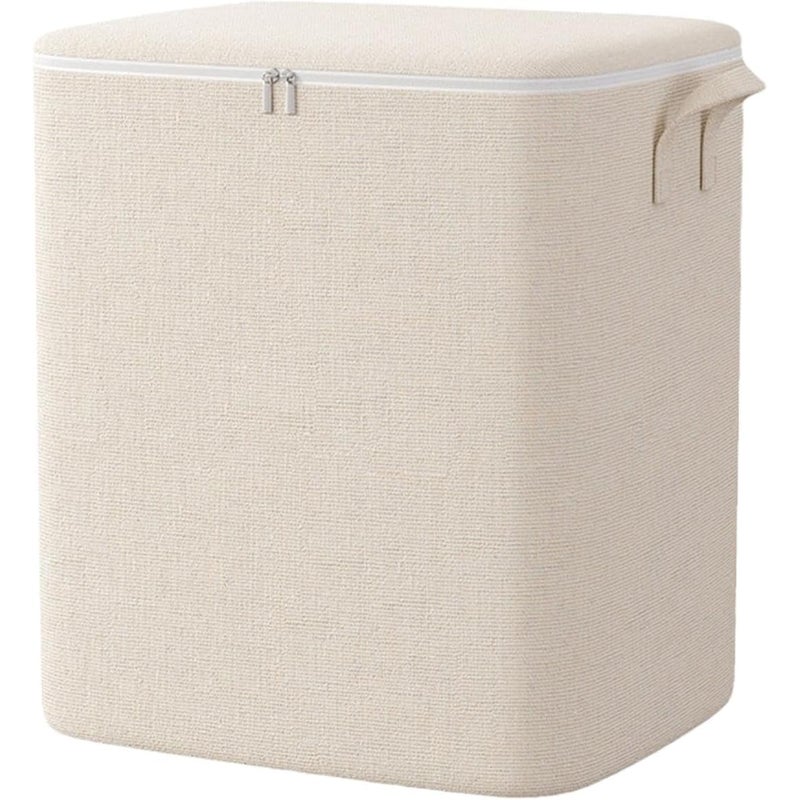 Torby do przechowywania kołder z zamkiem błyskawicznym – duże, bawełniane torby do przechowywania kołder z podwójnym zamkiem błyskawicznym | Zapasy