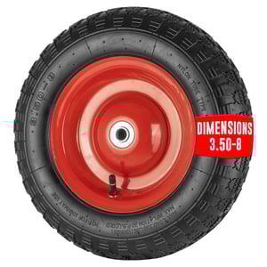 Roue gonflable 380mm alésage 16mm pour brouette Leroy Merlin Les bons plans des petits projets avant l'été