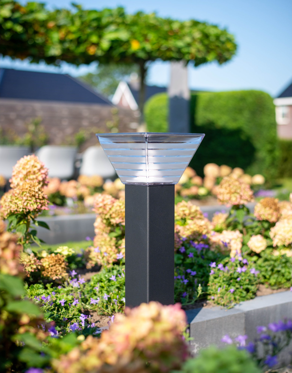 Lampe solaire Iplux® Berlin sur pied 60cm- Haute qualité - Durée de combustion 15 heures - 7