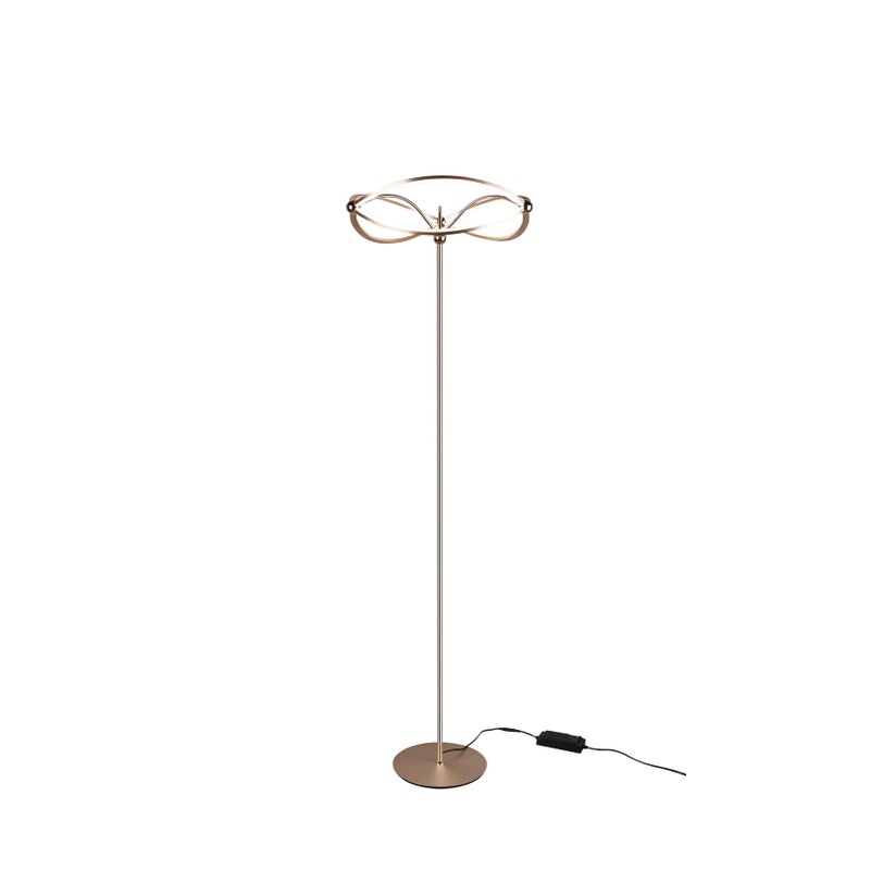 Lampa podłogowa stojąca Charivari złota LED 31W 3000K 3700lm wym: 175 x 52 x 52 cm metal Trio