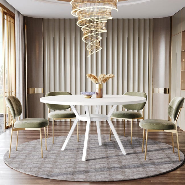 East West Furniture GRC-WHI-W Gronton Dining Chair With Wood Seat In Linen White Finish Pack Of 2 East West Furniture GRC-WHI-W Gronton Dining Chair With Wood Seat In Linen White Finish Pack Of 2