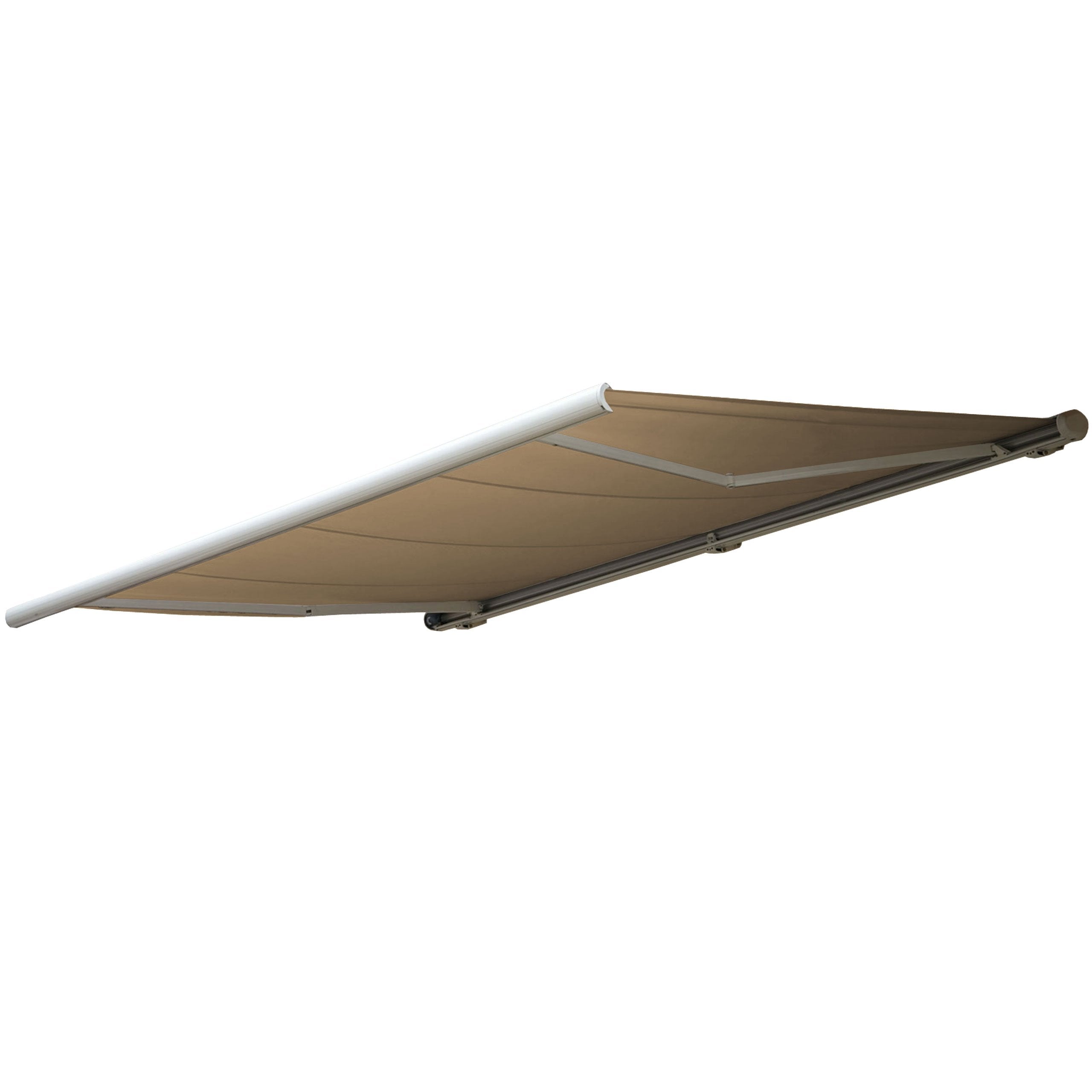 Wymienne poszycie do markizy T123, pełna kaseta Wymienne poszycie przeciwsłoneczne 4.5x3m ~ Poliester kremowy