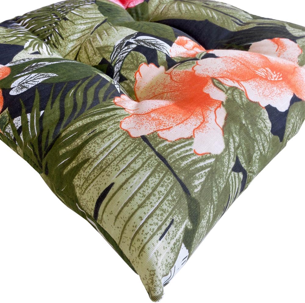 Coussin pour Chaise Doux Universel Lacets de fixation Lavable Housses de Chaise Palmier Tropical - 2