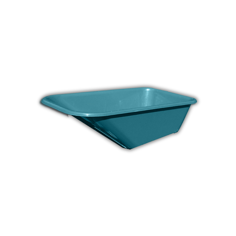 Cubo de plástico para carretilla 100 l