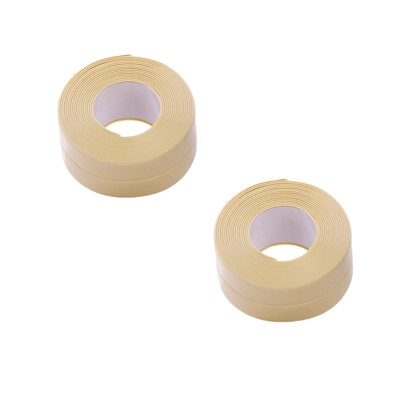 Taśma uszczelniająca do zlewów kuchennych, toalet i łazienek, 2 rolki (3,2 m x 3,8 cm, żółta)
