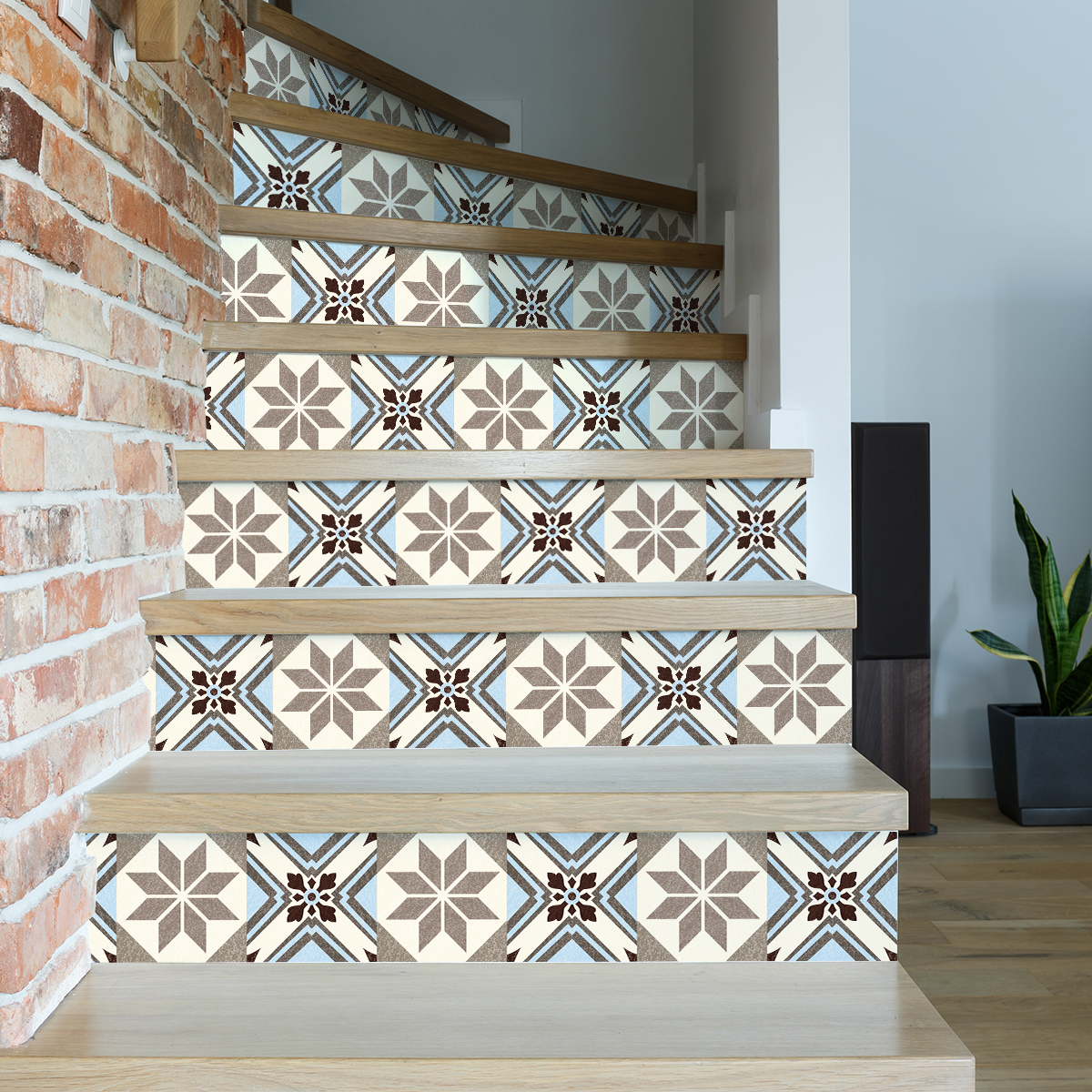 Vinilos tubo de subida azulejos senorito x 2 - adhesivo de pared - revestimiento sticker mural decorativo - 2tirasde15cmx105cm