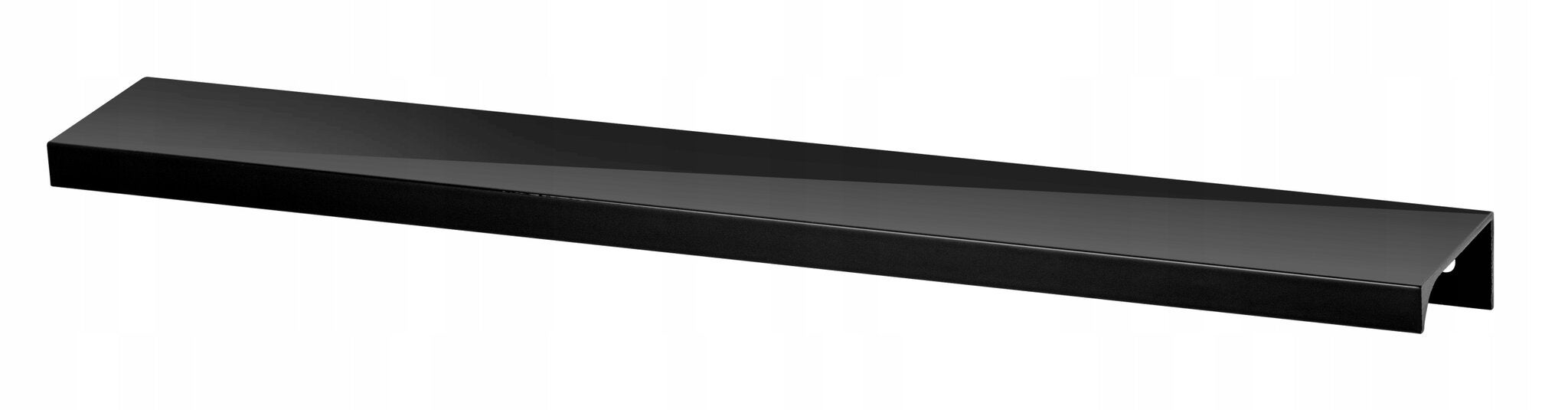 Mâner de mobilă din aluminiu negru semilucios 980/1000 mm Ua06