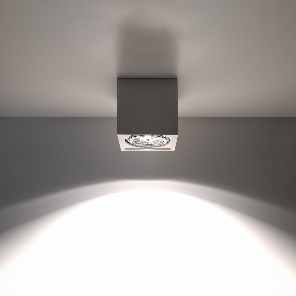 Plafon ceramiczny FLAIX LED 3000K - 14x14x14cm Sollux