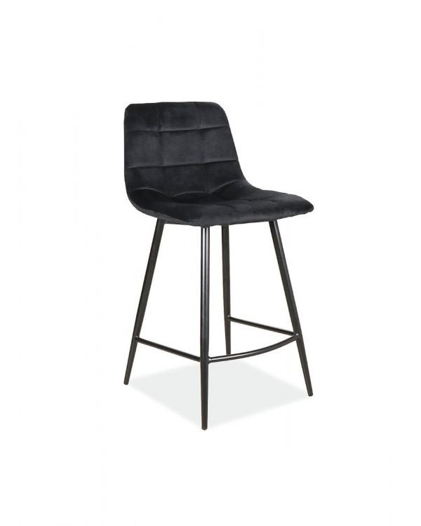 Hoker niski MILA H-2 VELVET czarny kuchenny