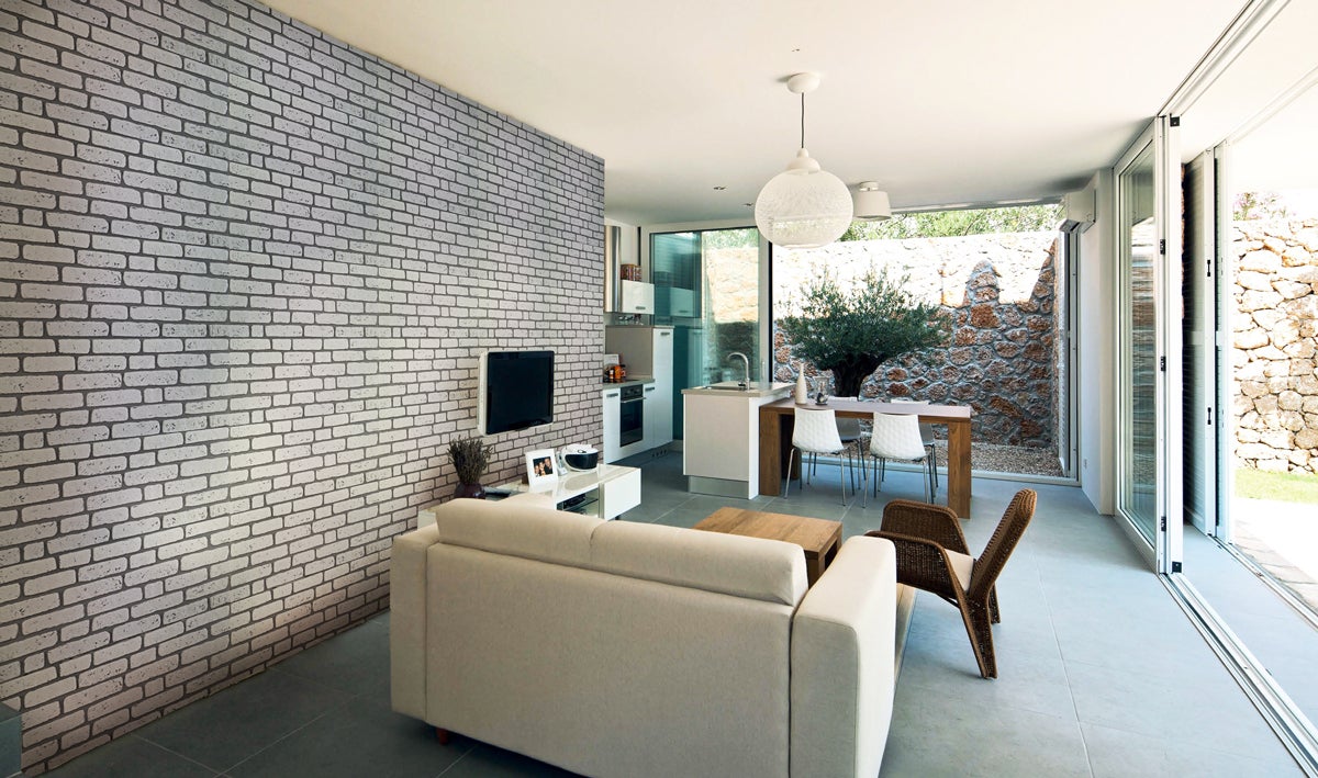 Newcastle - Panneau imitation brique en EPS recouvert de résine, dimensions 100 x 50 cm, épaisseur 2 cm - 8