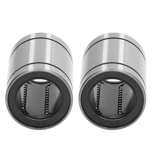 2 Pezzi Cuscinetto Lineare In Acciaio 20 Mm ID 32 Mm OD 80 Mm Lunghezza Lm20luu Per Attrezzatura Macchina 95069347