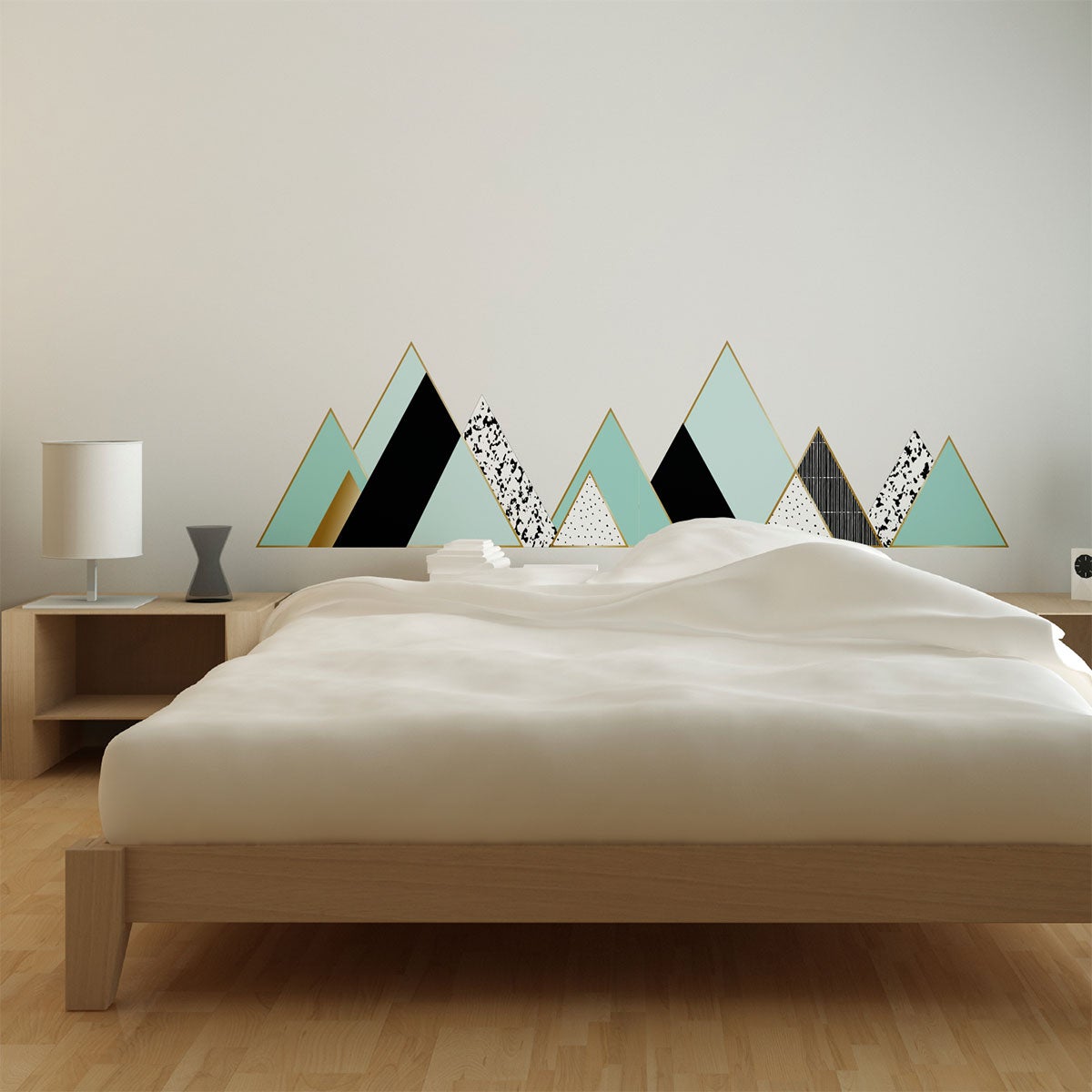 Adesivo montagna scandinavo ennedi - Sticker adesivo - adesivi murali - 50x75cm - 7