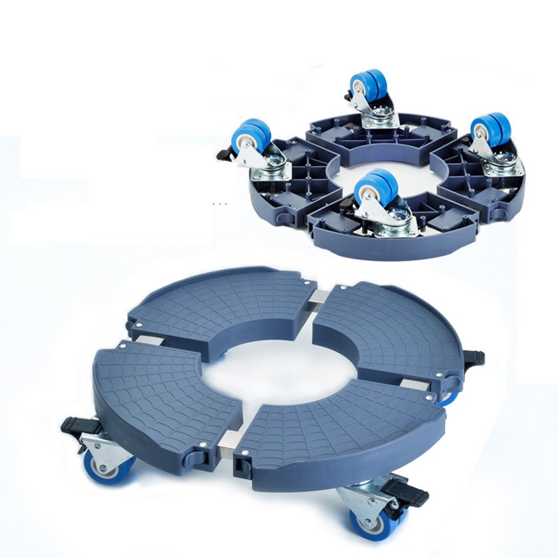Chariot Réglable Pour Pots De Fleurs 38-50 Cm - Support 200 Kg, Roulettes Avec Frein - Pour Plantes, Climatiseurs, Meubles - 10