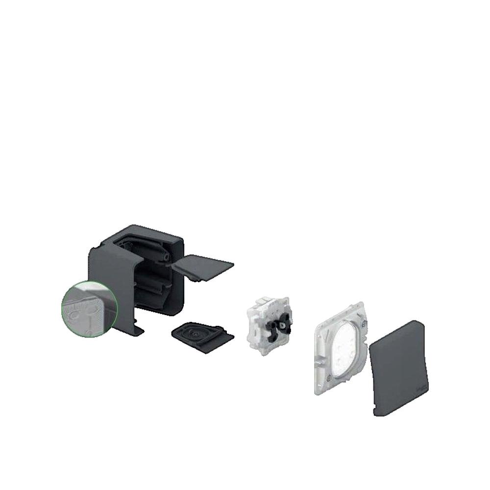 Schneider Electric - Mureva Styl Prise Courant 2P+T+va et Vient Saillie - MUR36025 - 2