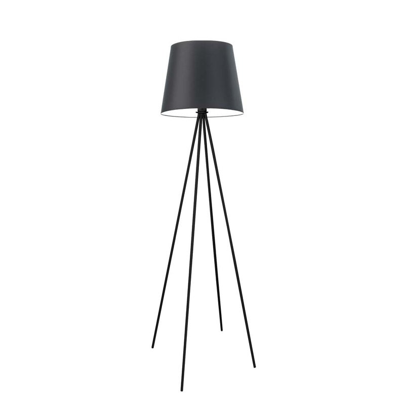 Lampa stojąca podłogowa trójnóg z abażurem stożek SOLARIS