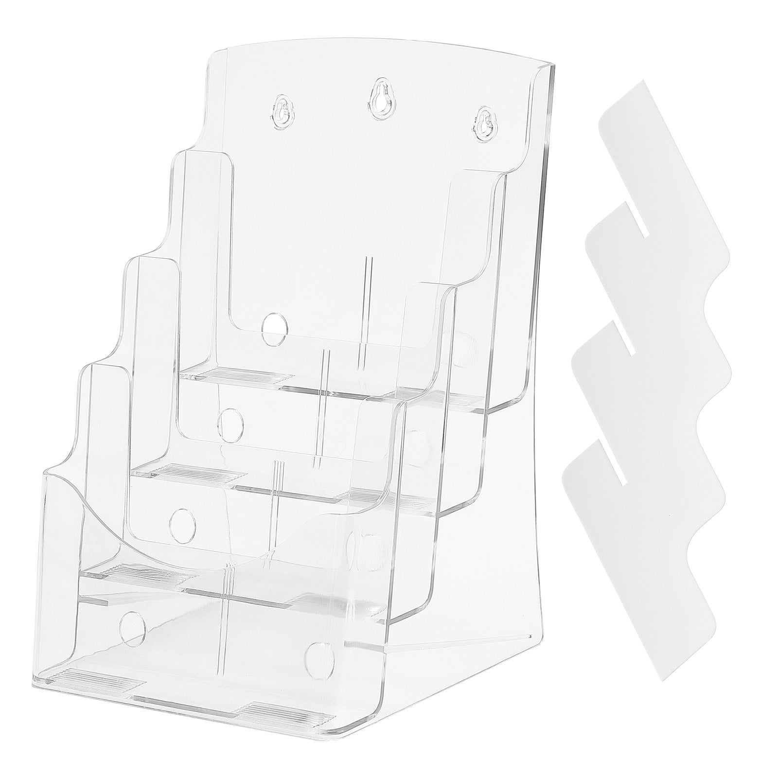 PaJaDa - Porta Depliant Da Tavolo, Formato 1/3 A4, Espositore Per