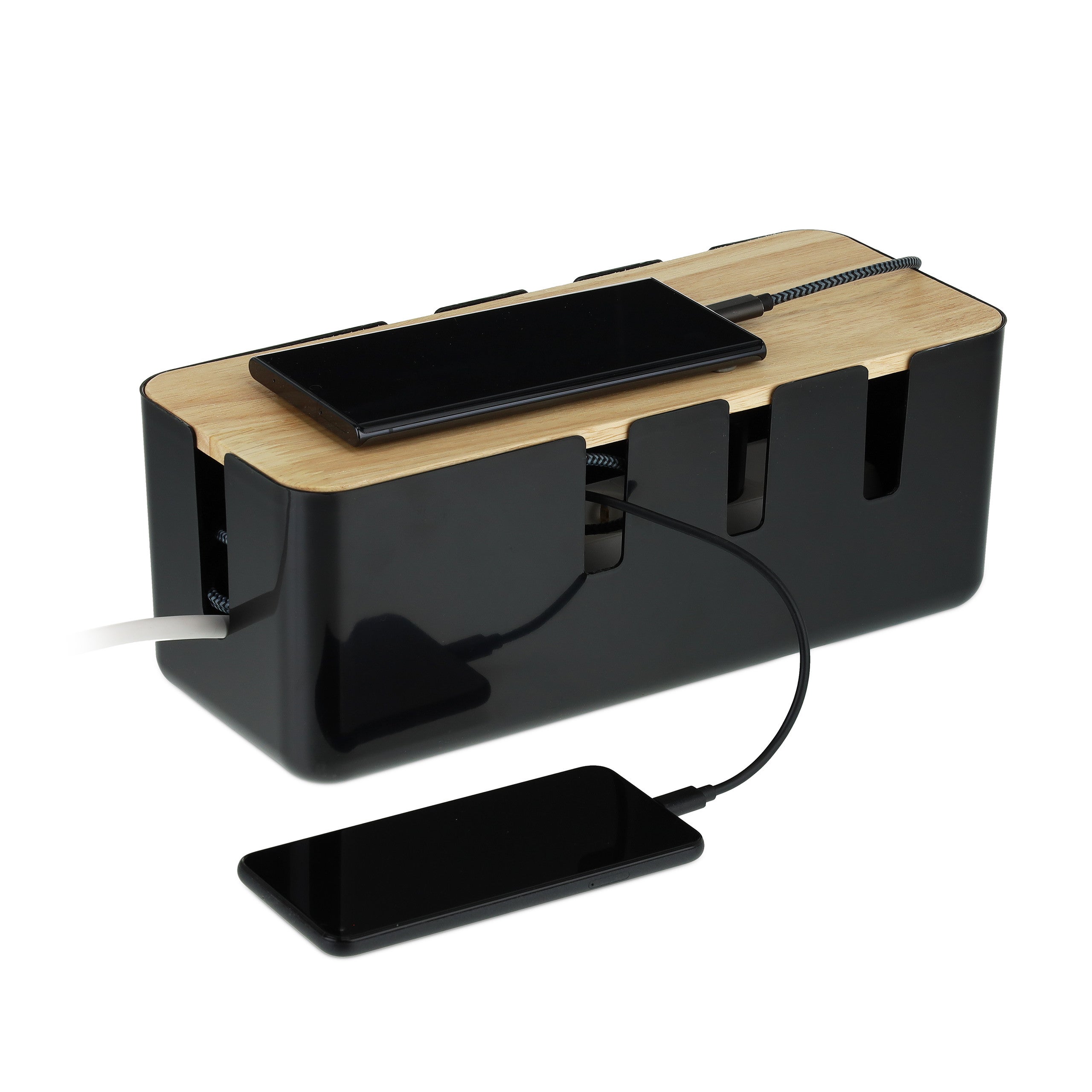 6 Clip Magnetiche Portacavi Regolabili – Organizer Per Cavi Di Ricarica, USB, HDMI – Adesivo Forte Per Comodino, Scrivania, Auto – Mantieni I Cavi In Ordine