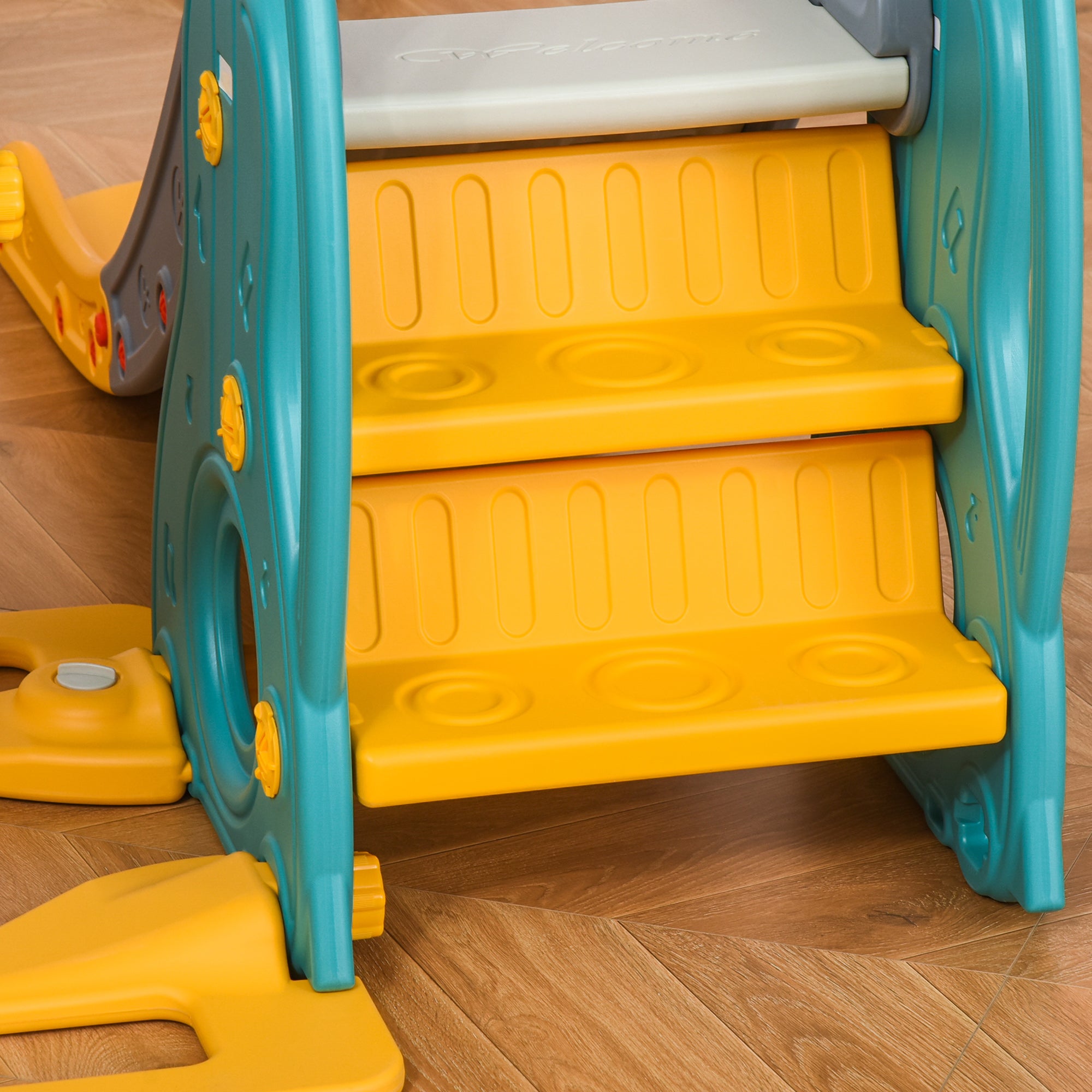 Toboggan et balançoire pour enfants HDPE HOMCOM - 8