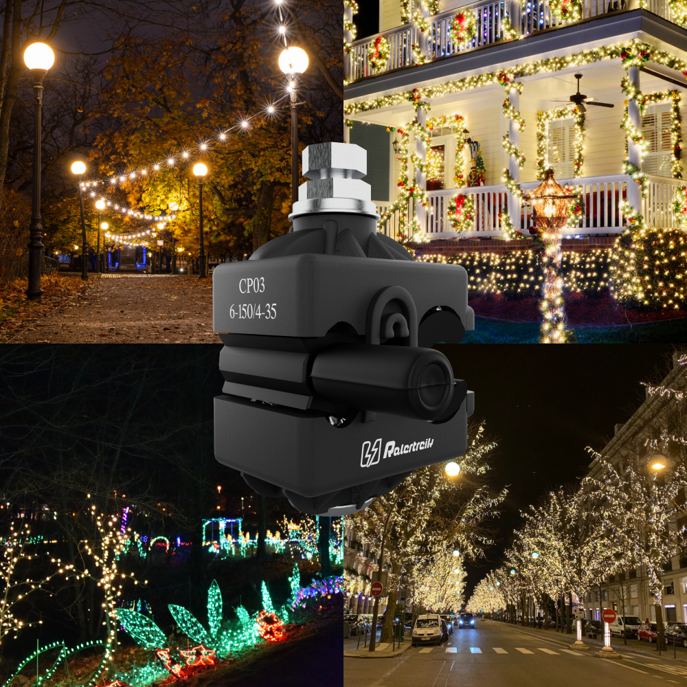 Pack 2 Conectores aéreos de perforación de 6/150mm² y salida de 4/35mm² - 3