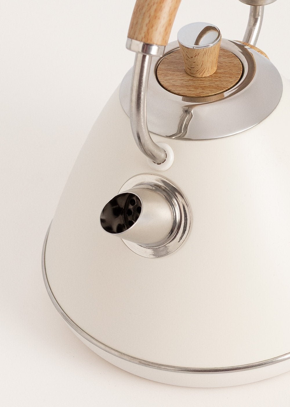 CREATE - KETTLE RETRO PRO - Bouilloire électrique 1 L avec contrôle de température - Blanc cassé - 8