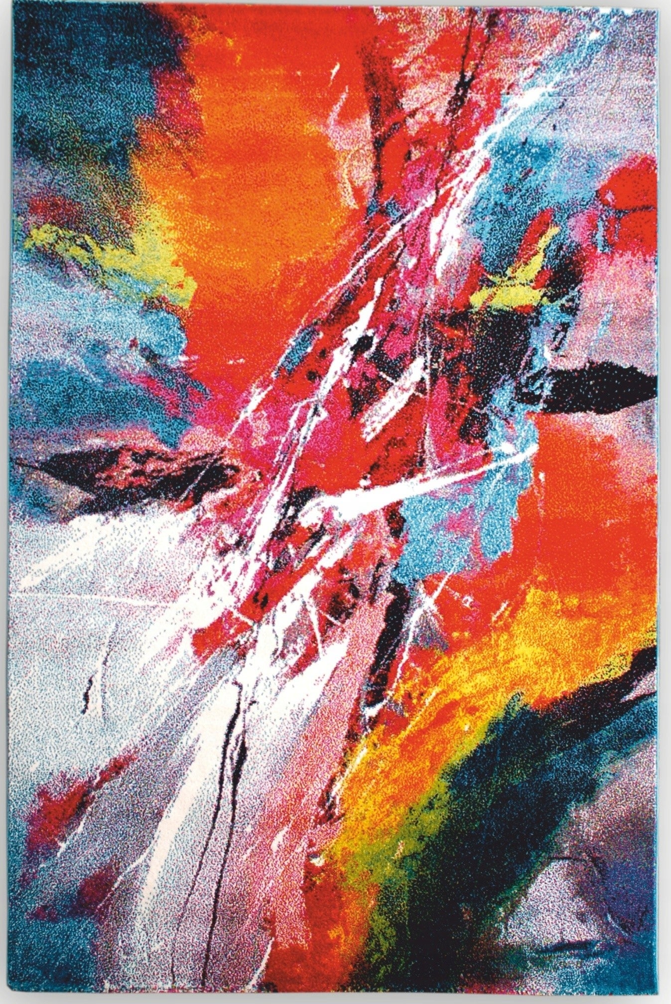 DYWAN FOLKLORE J559A NOWOCZESNY KOLOROWY 80x150