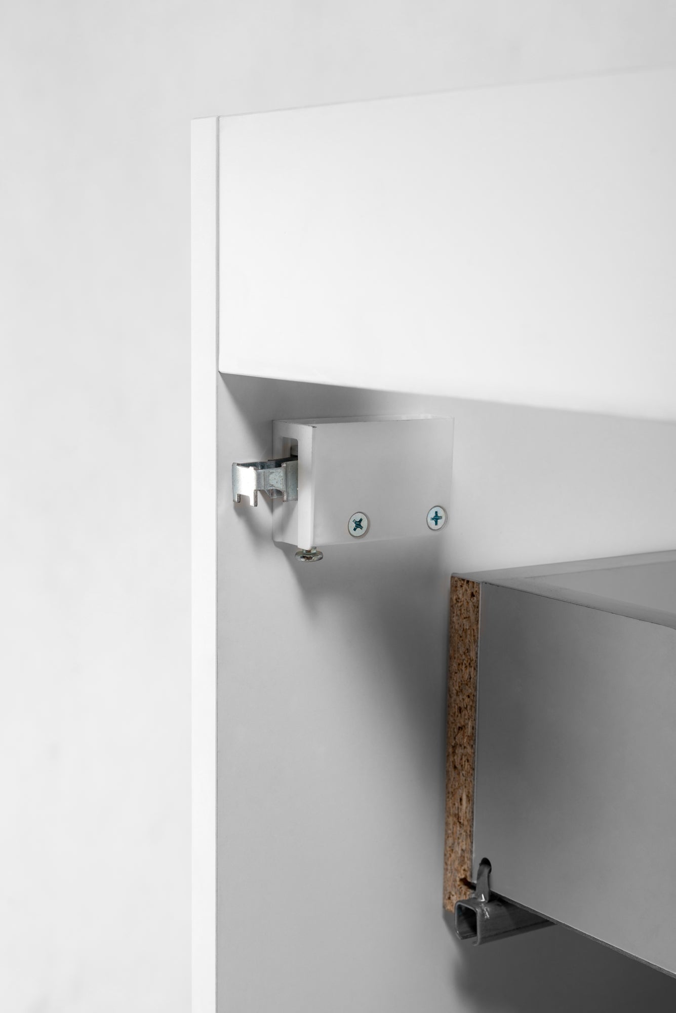 Meuble sous double vasque avec plan sur pieds FLOW blanc 120 cm - 11