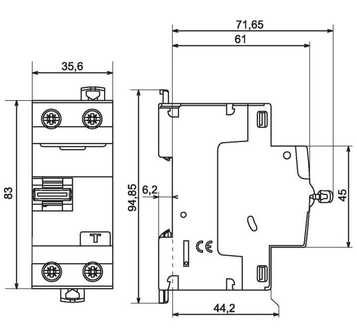 DX3-ID 2P 63A A 30MA - 411556 - 2