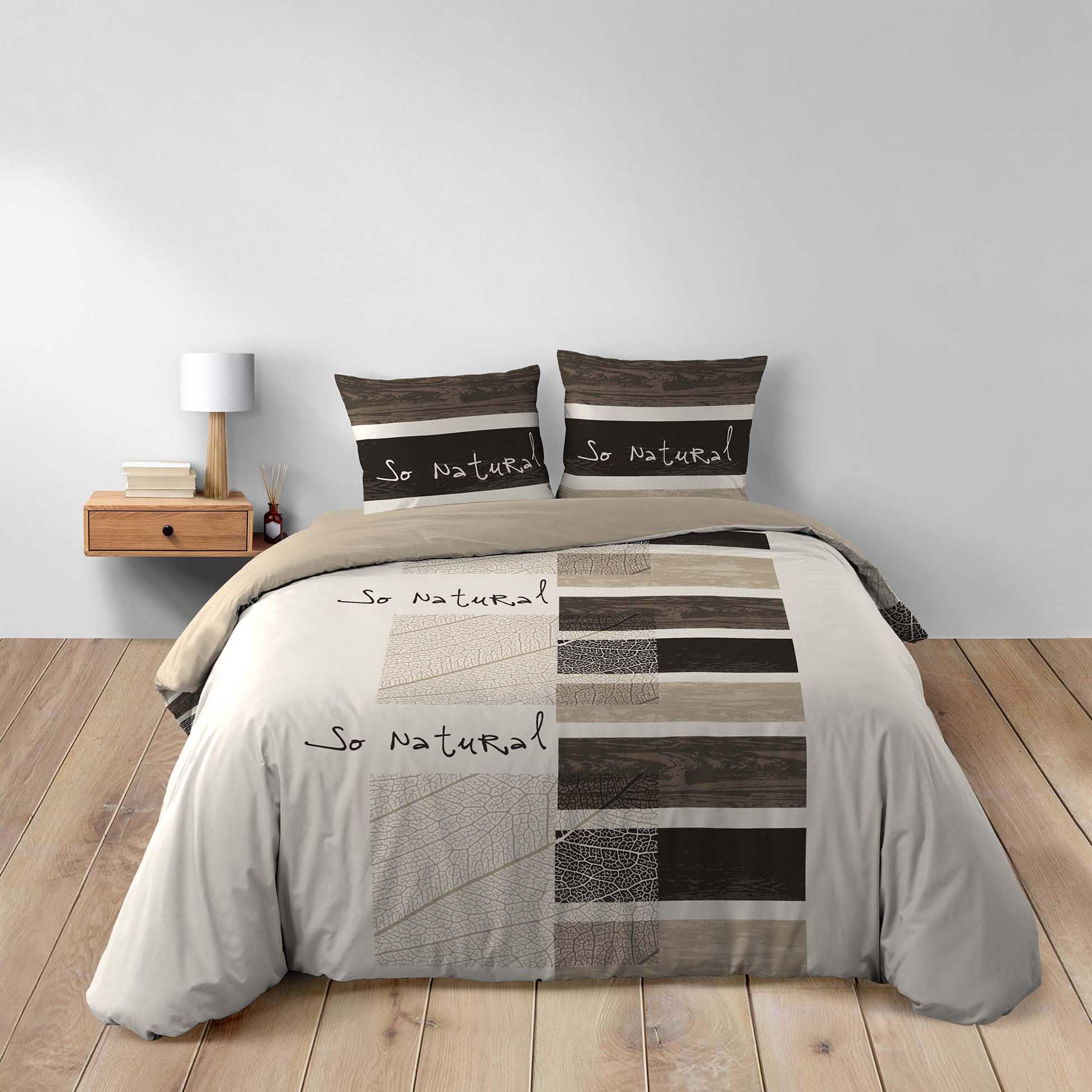 Parure housse de couette 260 x 240 cm So natural - 7