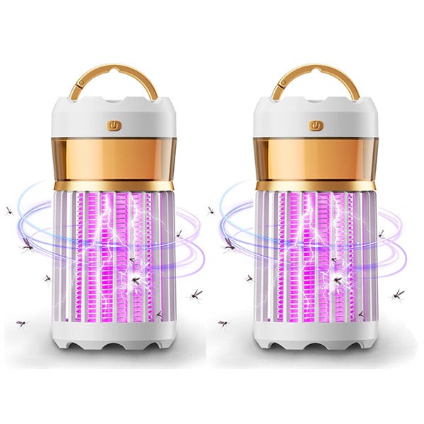 Akumulatorowa lampa UV przeciw komarom Lampa kempingowa LED przenośna do użytku wewnętrznego i zewnętrznego na noc ochrona przed owadami sztuki