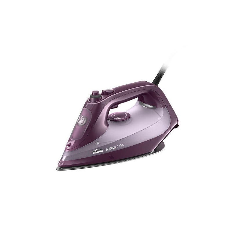 Braun Plancha Vapor-Seco Eloxalplus Soleplate 3100 W Texstyle 7 Pro Si 7181 Vi Violeta , Leroy Merlin