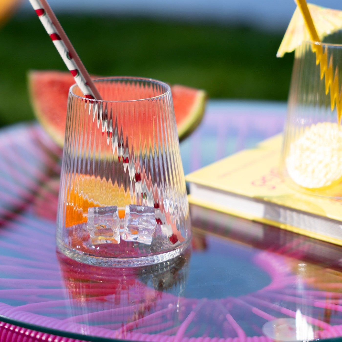 Table d'appoint Acapulco Mono rose Kare Design - 6