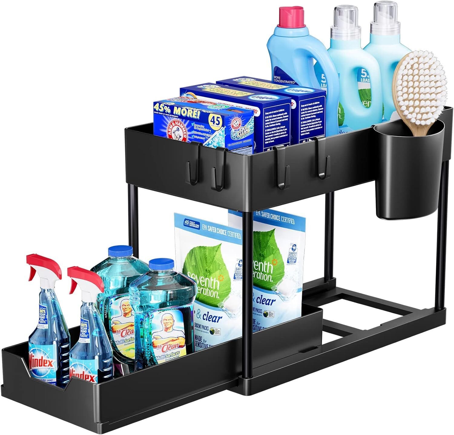 Organizzatore Trasparente A 3 Ripiani Per Lavandino Del Bagno Organizzatore Trasparente A 3 Ripiani Per Lavandino Del Bagno