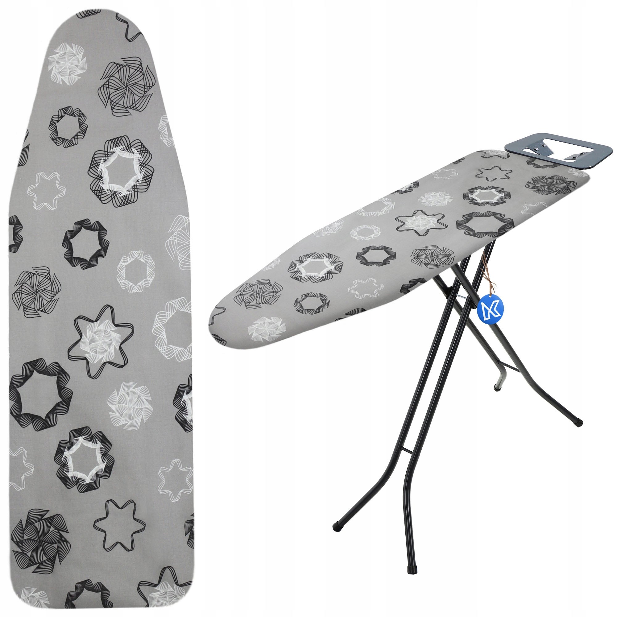 POKROWIEC NA DESKĘ DO PRASOWANIA PODKŁAD 120x38cm DO DESKI NACIĄGANY