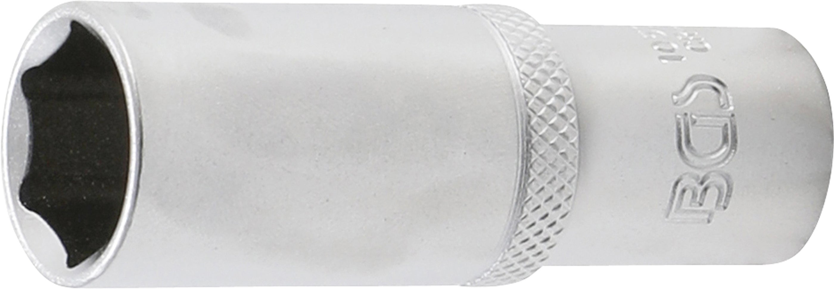 BGS Klucz nasadowy sześciokątny głęboki napęd czworokątny wewnętrzny 10 mm (3/8") SW 16 mm - 10536