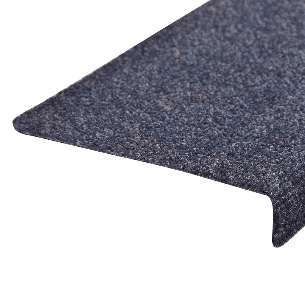 Tapis d'escalier autocollant 30 pcs | Paillasson d'escalier | Tapis de marche bleu 65x21x4 cm CFW429198 - 6