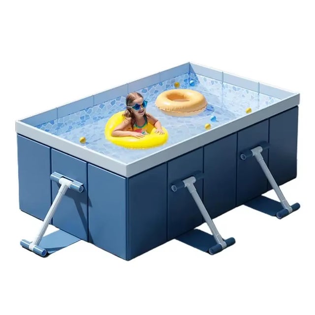 YM INTERNET – Piscine en tissu à cinq couches, épais et résistant à l'usure ; piscine durable pour terrasse, modèle de 2,1 mètres.
