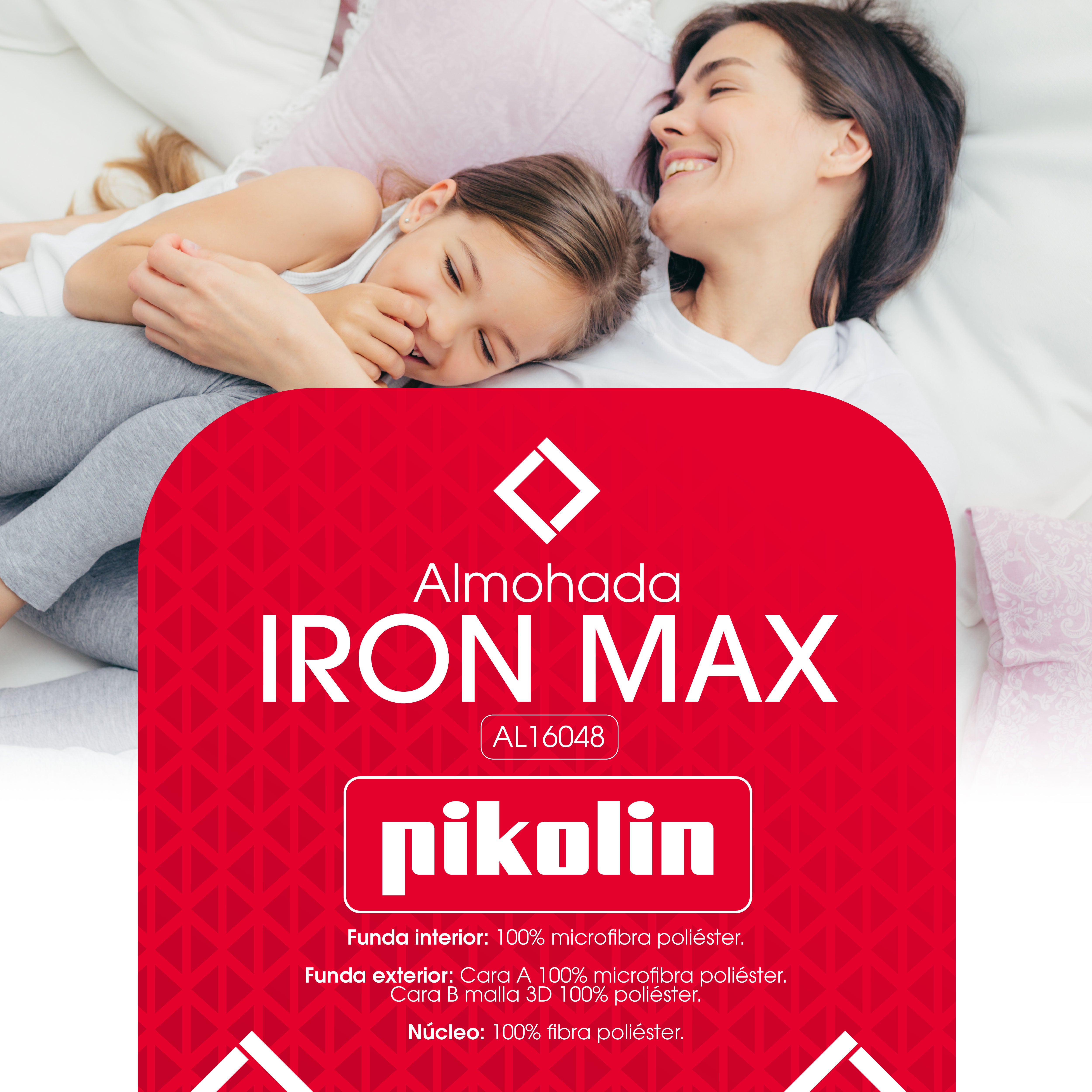 Almofada 70cm fibra PIKOLIN de firmeza alta com capa lavável - IRON MAX - 4